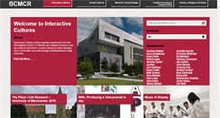 Desktop Screenshot of interactivecultures.org